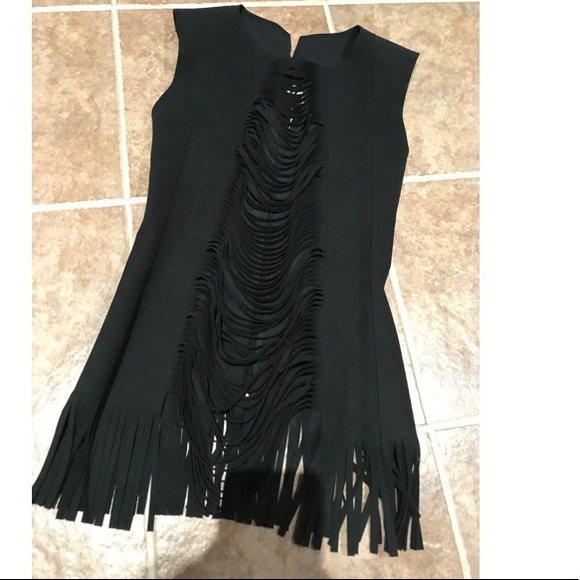 Junya Watanabe- COMME des GARÇONS Fringe Slash Top - Picture 2 of 5